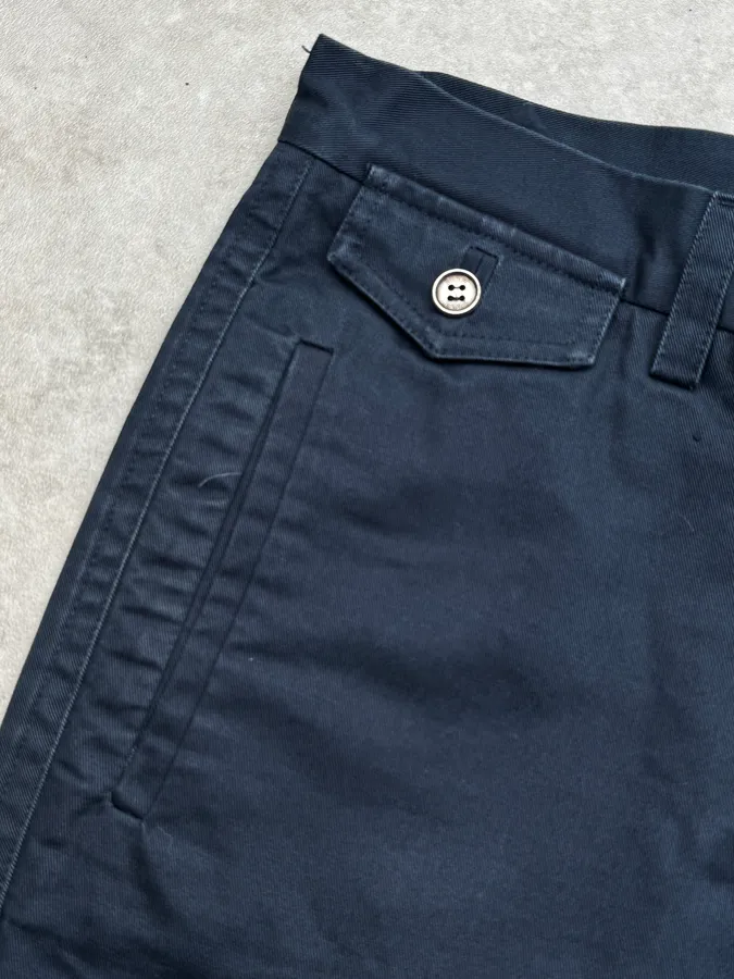 SS2009 Gucci Navy Silver Medal Chinos Pants by Frida Giannini - Image 10