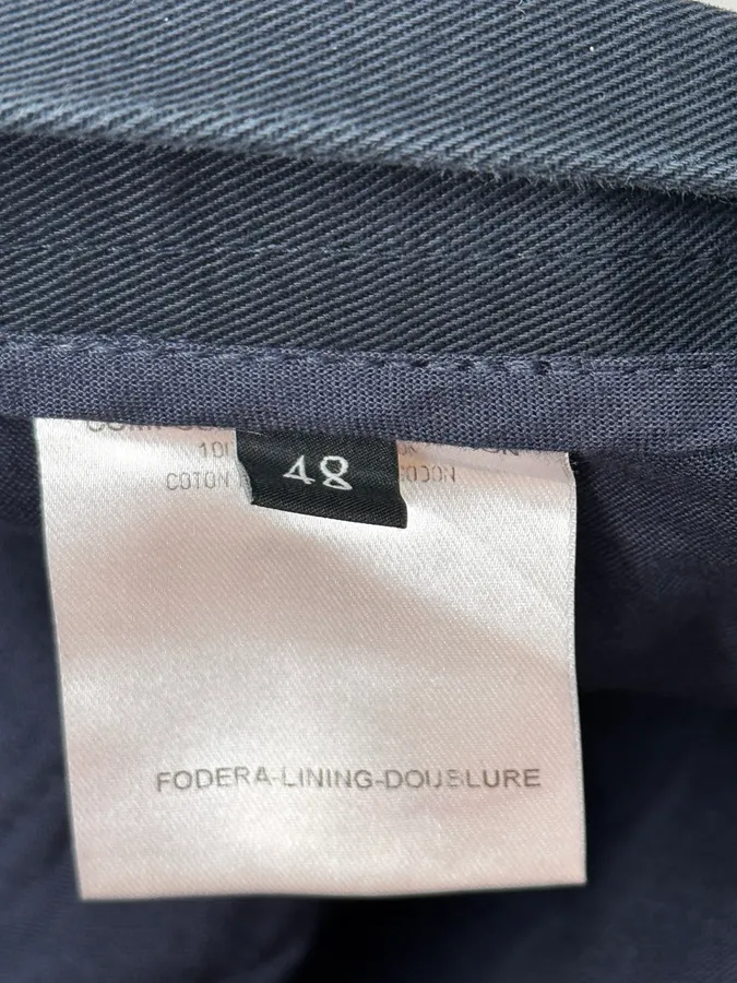 SS2009 Gucci Navy Silver Medal Chinos Pants by Frida Giannini - Image 13