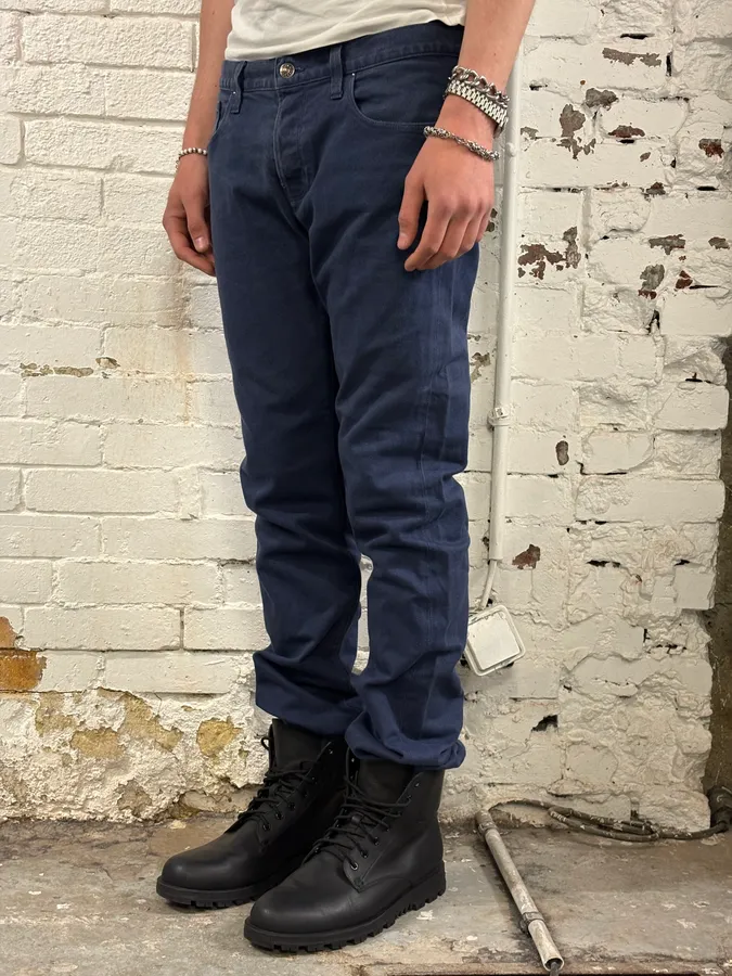 SS2009 Gucci Navy Slim Denim Jeans - Image 3