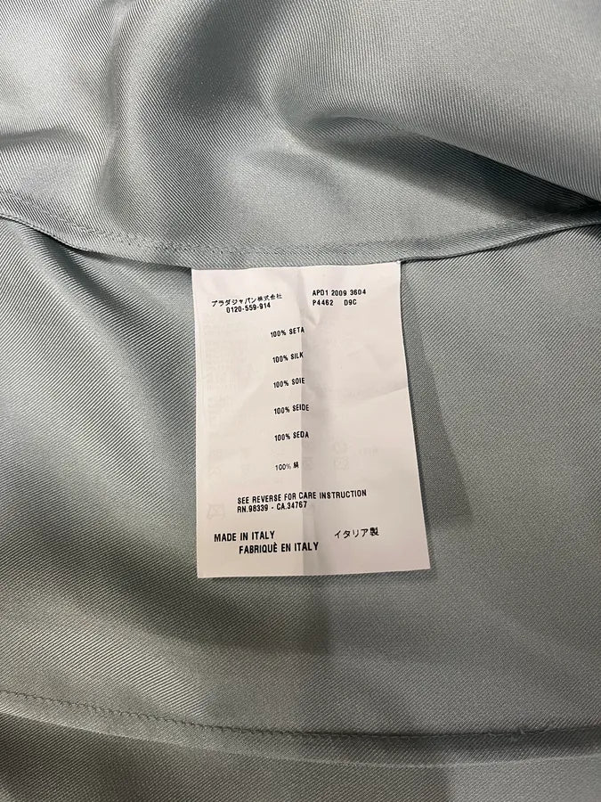 SS2009 Prada Light Blue Sleeveless Button-up Shirt - Image 6