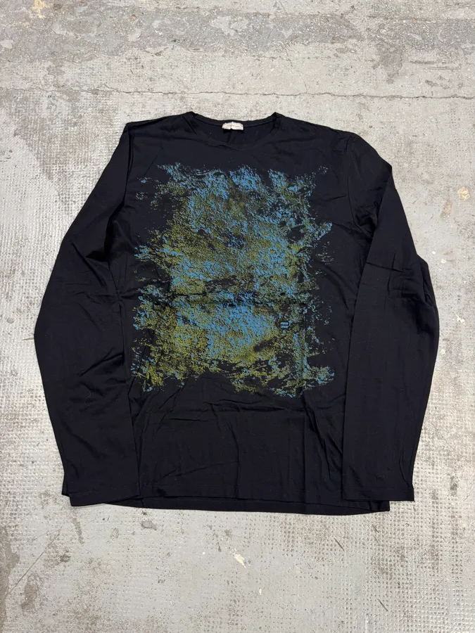 SS2010 Balenciaga Abstract Art Black Longsleeves