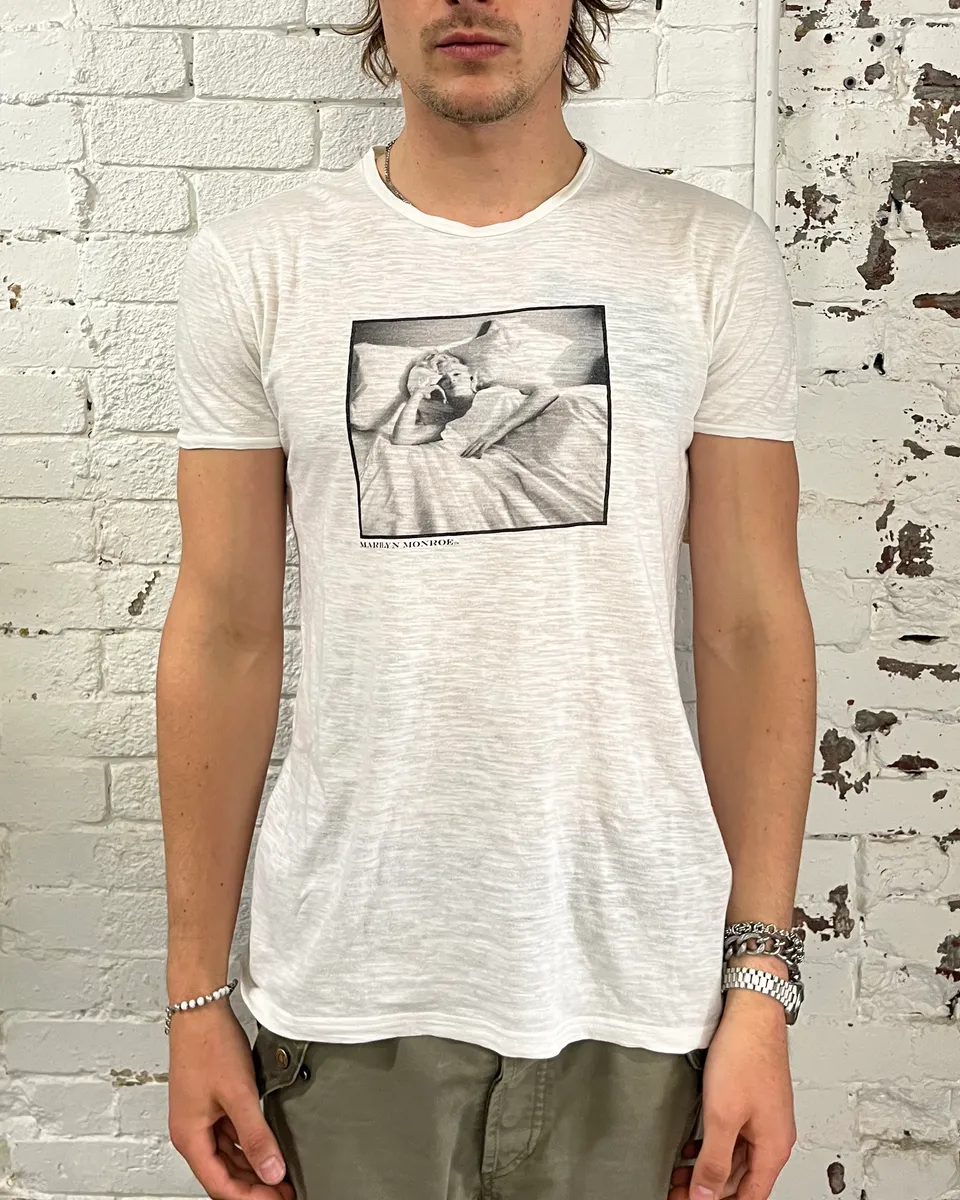 SS2010 Dolce & Gabbana White Marilyn Monroe T-Shirt