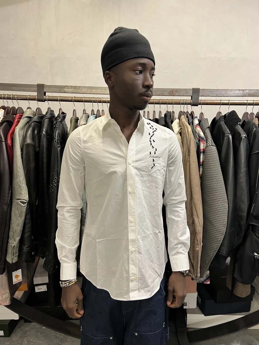 SS2010 Dsquared2 Ants White Shirt