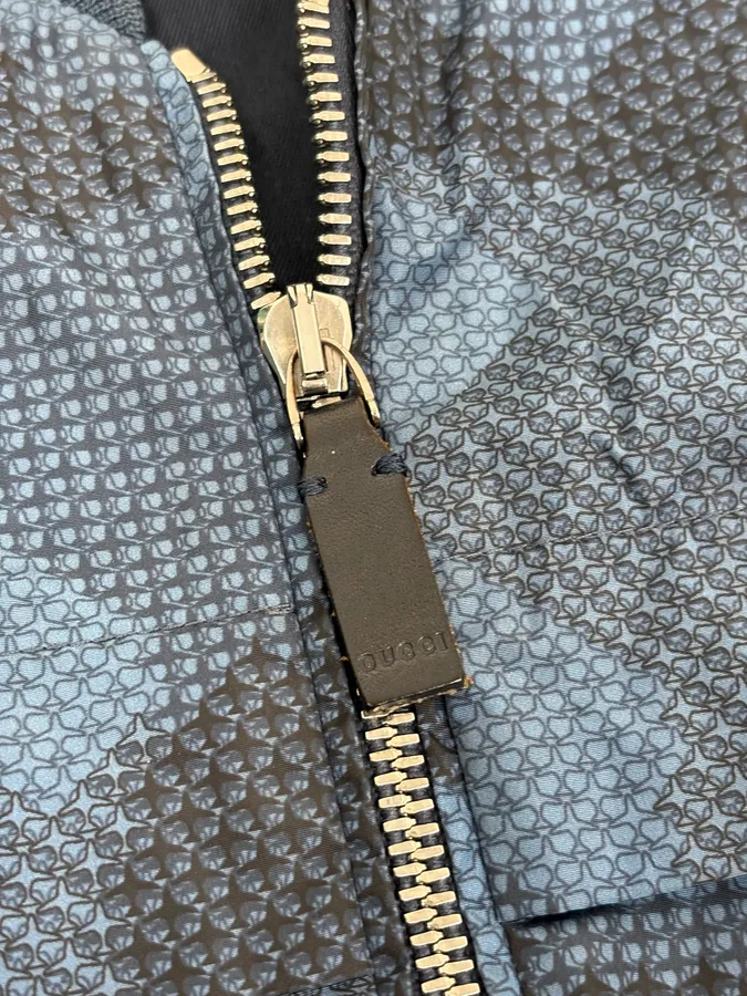 SS2010 Gucci Navy Camo Bomber Jacket - Image 10