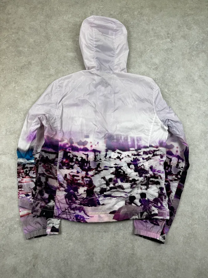 SS2010 Prada Beach Landscape Purple Windbreaker Jacket - Image 2