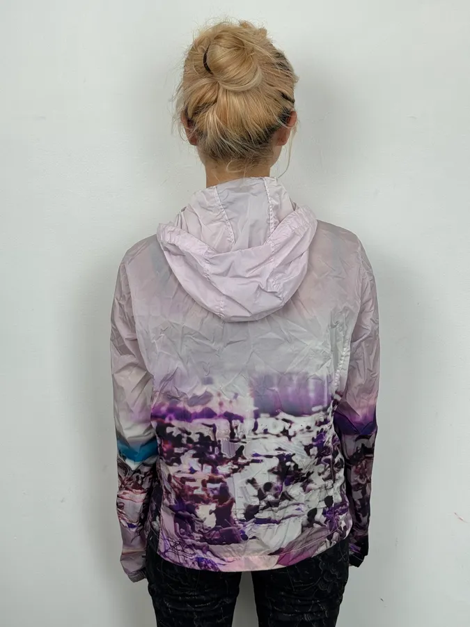 SS2010 Prada Beach Landscape Purple Windbreaker Jacket - Image 4