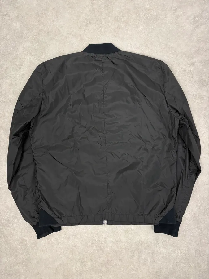 SS2010 Prada Black Nylon Multi Zips Bomber Jacket - Image 6