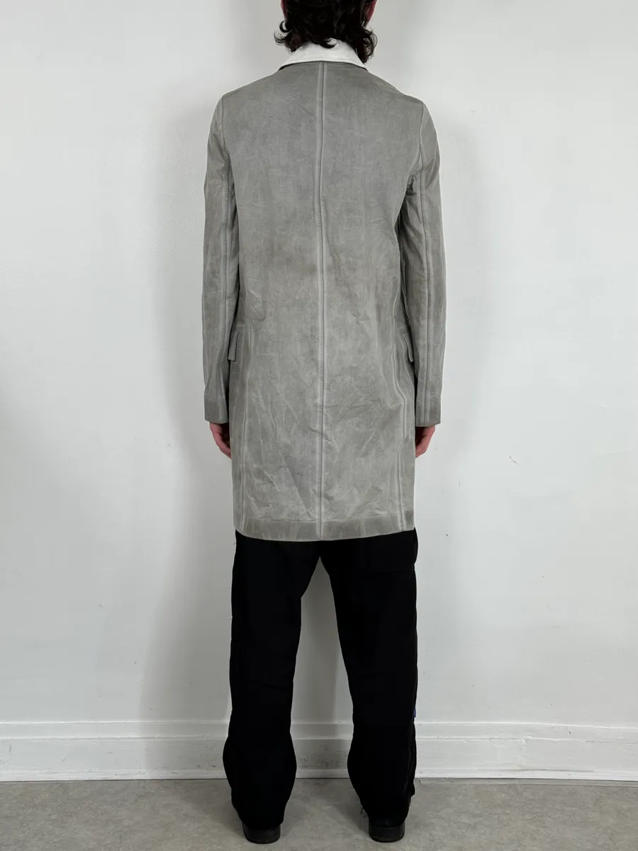 SS2011 Balenciaga Long Premium Buttoned Officer Jacket - Image 3
