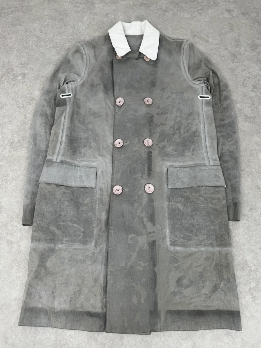 SS2011 Balenciaga Long Premium Buttoned Officer Jacket - Image 4
