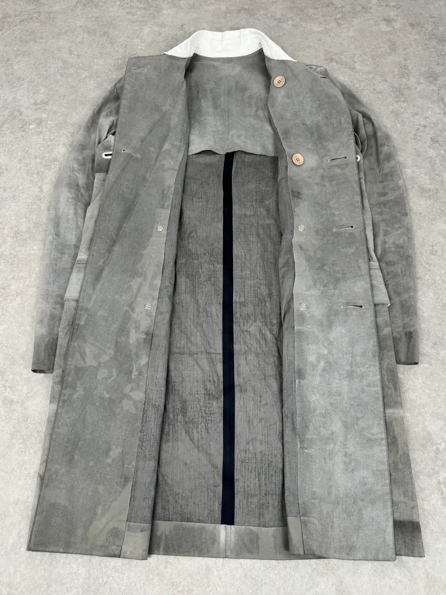 SS2011 Balenciaga Long Premium Buttoned Officer Jacket - Image 8