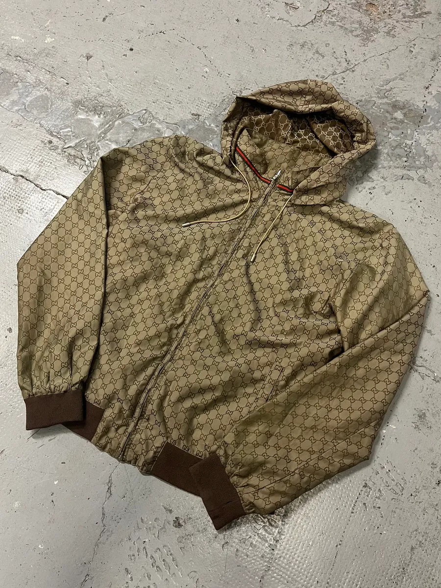 SS2011 Gucci G Beige Hooded Light Jacket - Image 5
