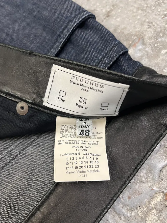 SS2011 Maison Martin Margiela Regular Brut Denim Jeans - Image 6