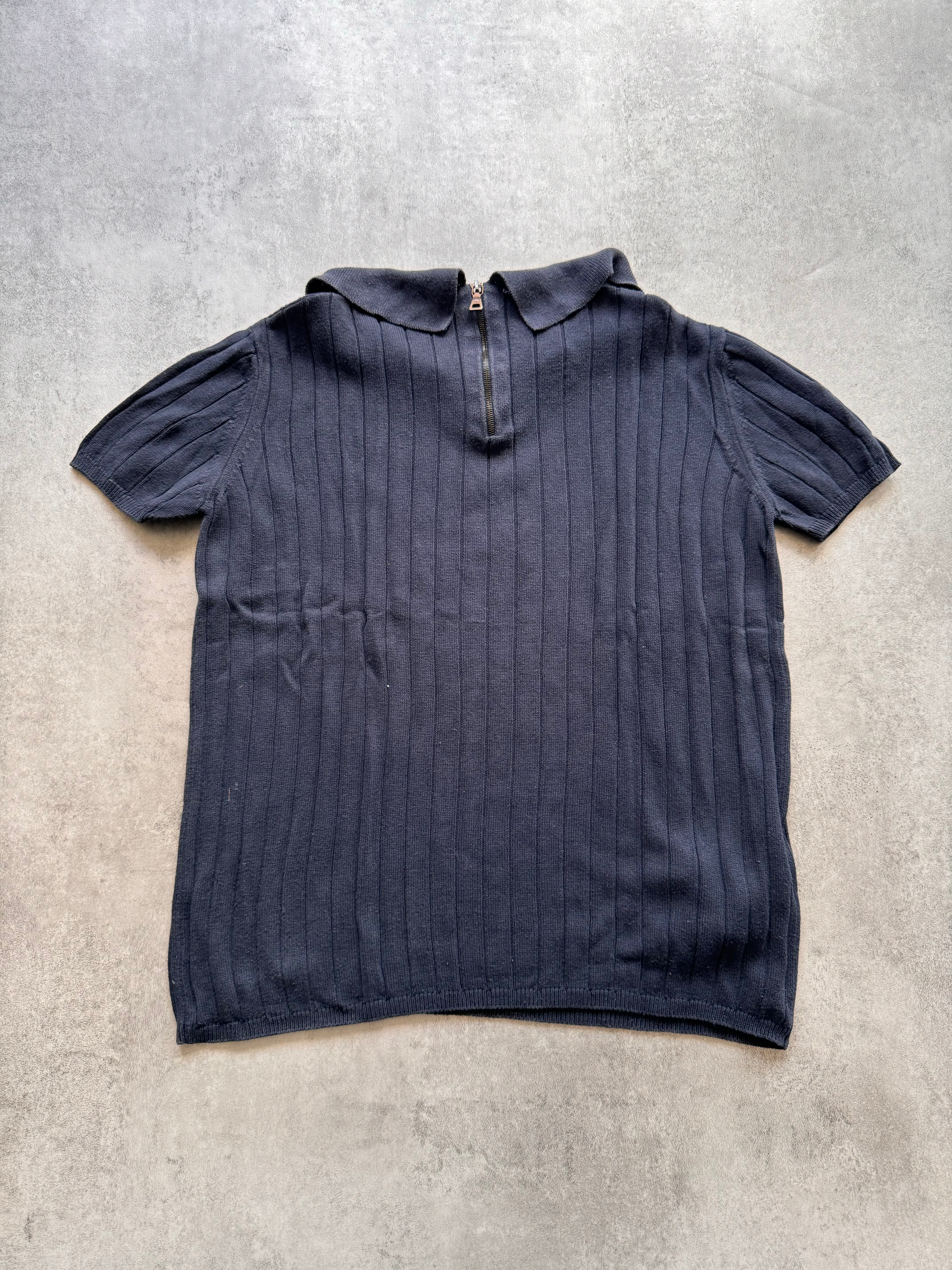 SS2011 Prada Navy Polo Shirt - Image 3