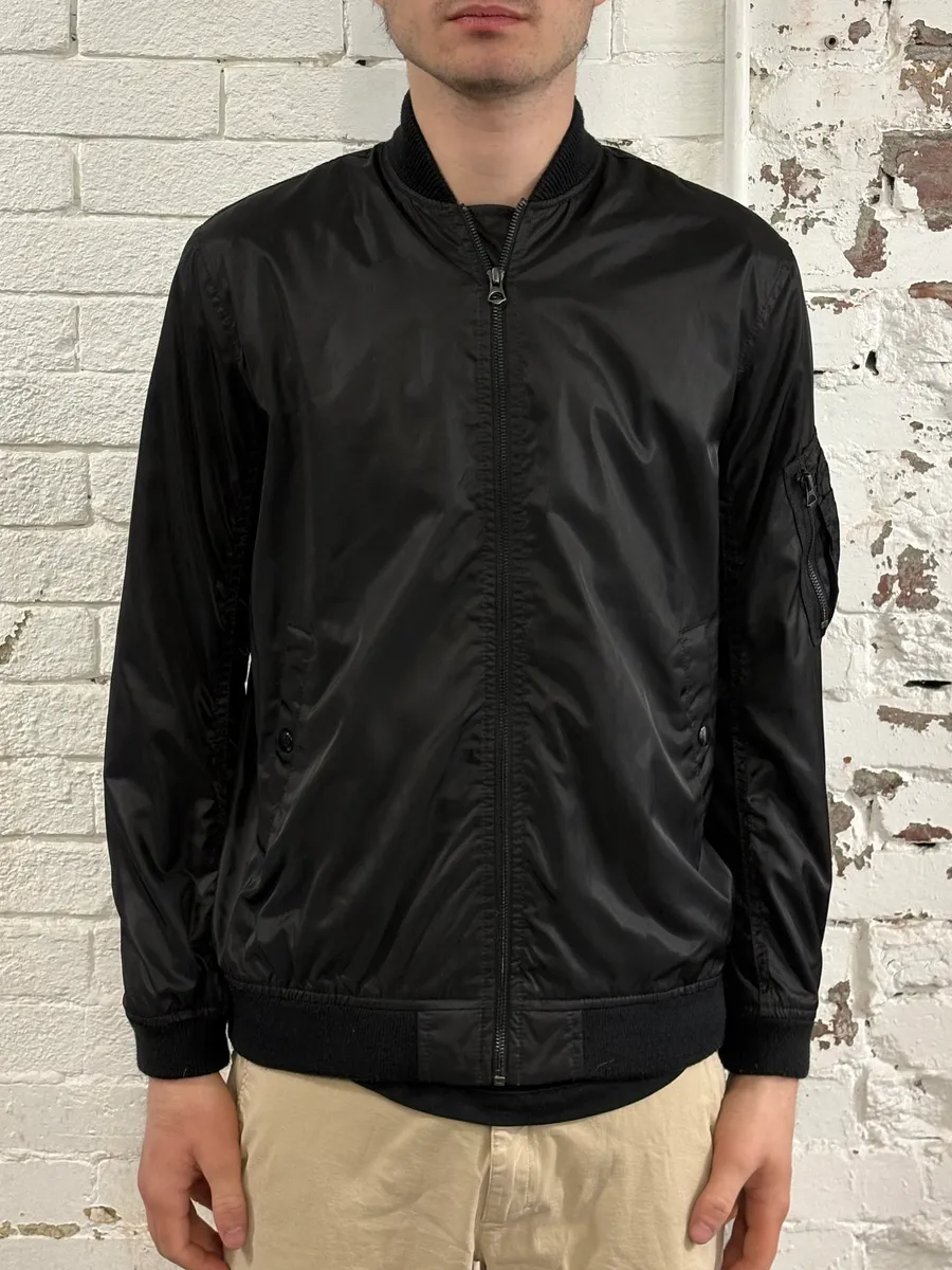 SS2011 Ralph Lauren Black Nylon Windbreaker Jacket - Image 2