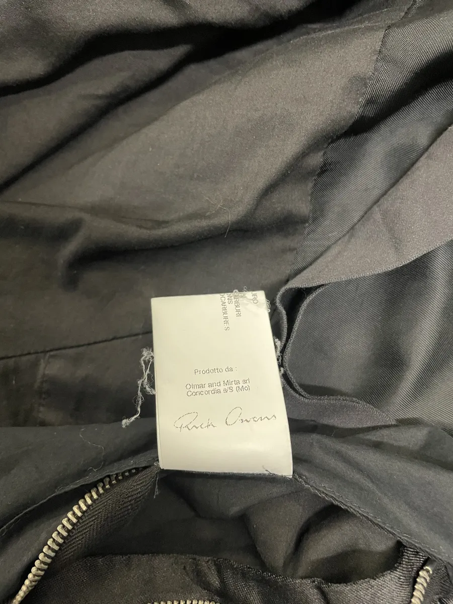 SS2011 Rick Owens Anthem Runway Blistered Black Leather Safari Jacket - Image 10