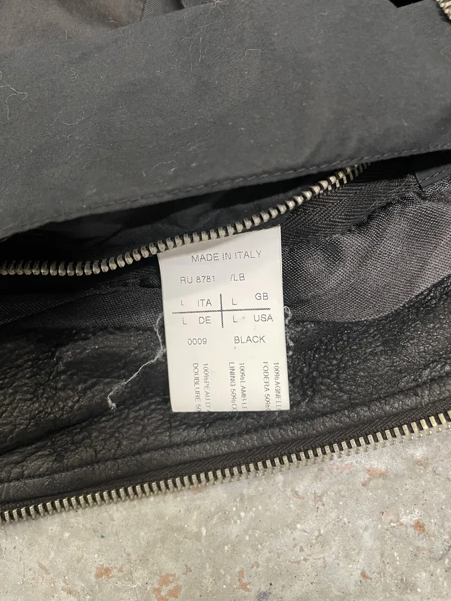 SS2011 Rick Owens Anthem Runway Blistered Black Leather Safari Jacket - Image 12
