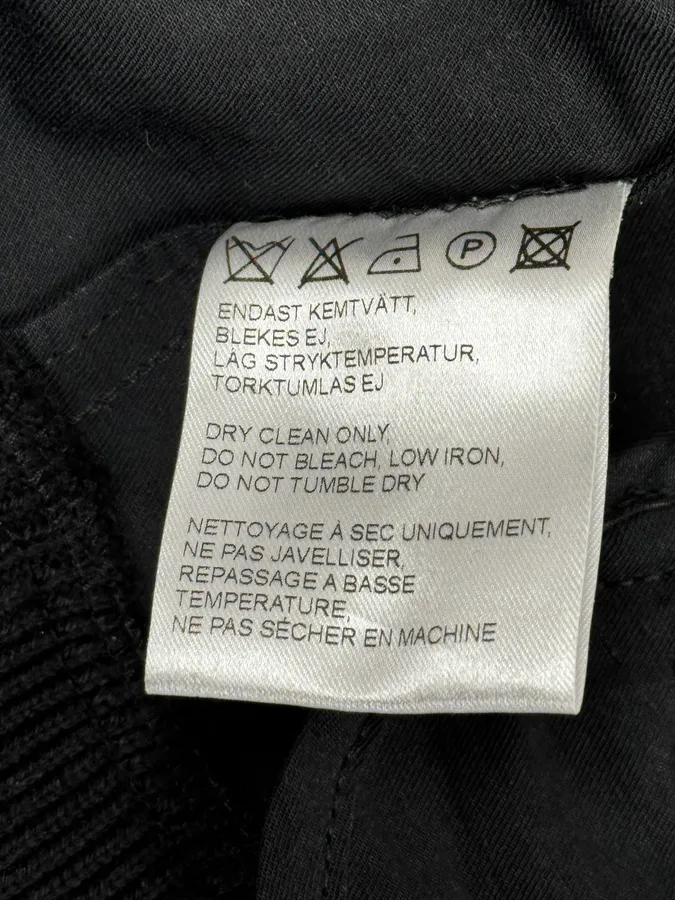 SS2012 Acne Studios Black Constitution Linen Jacket - Image 12
