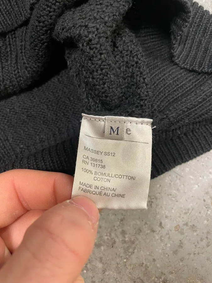 SS2012 Acne Studios Black Mozaic Sweater - Image 10