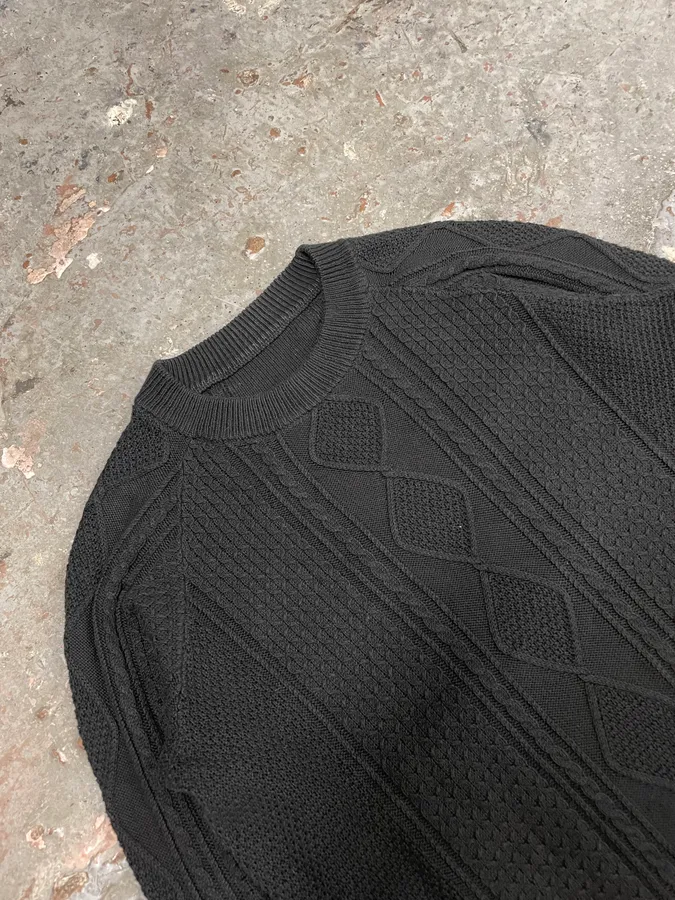 SS2012 Acne Studios Black Mozaic Sweater - Image 5