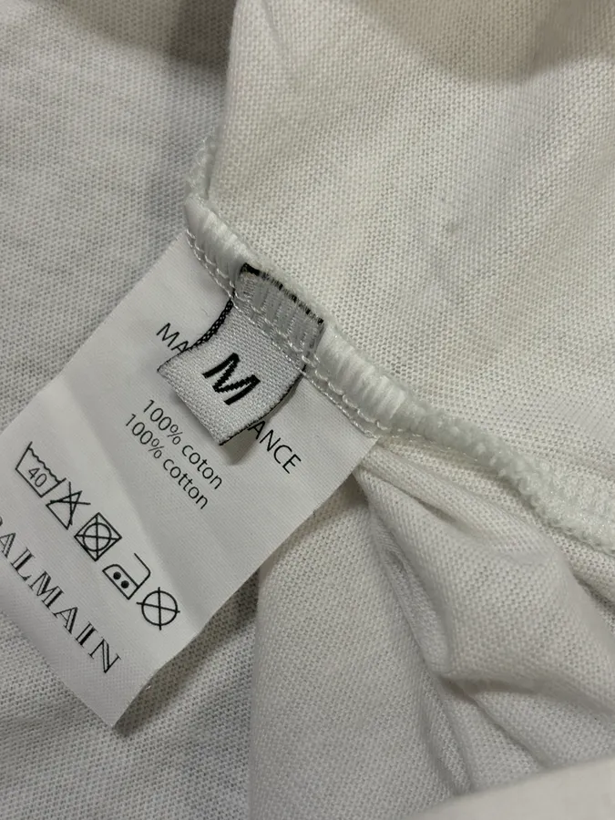 SS2012 Balmain White Bird T-Shirt - Image 9