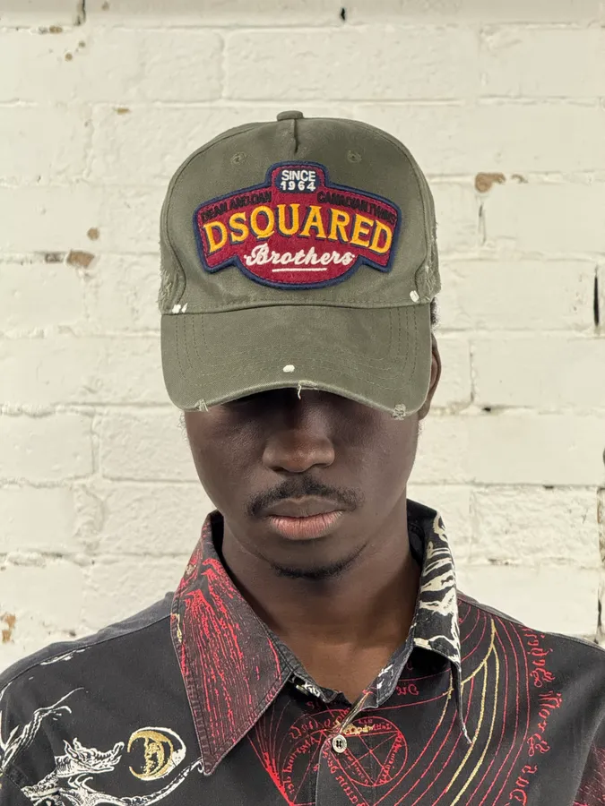 SS2012 Dsquared2 Green Brothers Cap
