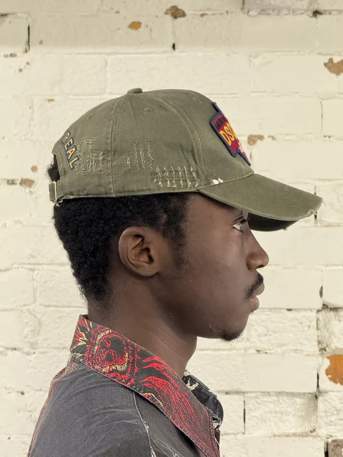 SS2012 Dsquared2 Green Brothers Cap - Image 2