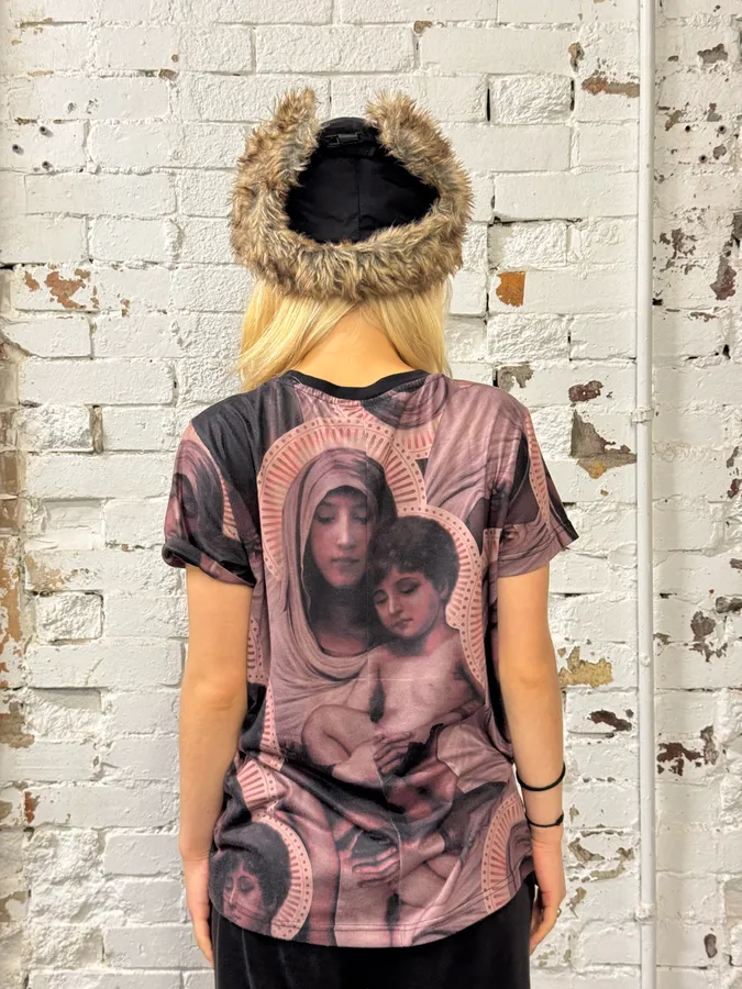 SS2012 Givenchy Marie Purple T-Shirt by Riccardo Tisci - Image 3