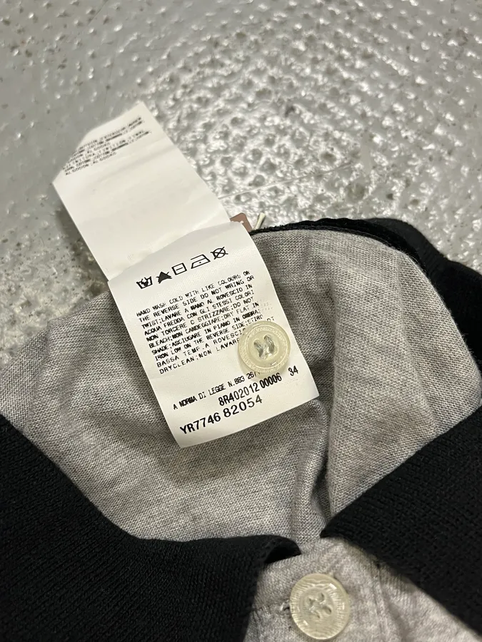 SS2012 John Galliano Headphones Logo Grey Polo - Image 9