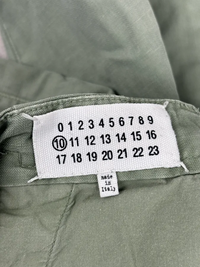 SS2012 Maison Margiela Green Minimalist Shorts - Image 10