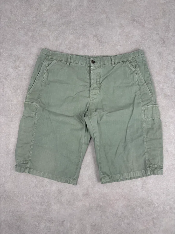 SS2012 Maison Margiela Green Minimalist Shorts - Image 4
