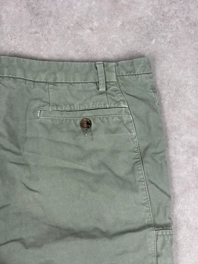 SS2012 Maison Margiela Green Minimalist Shorts - Image 8