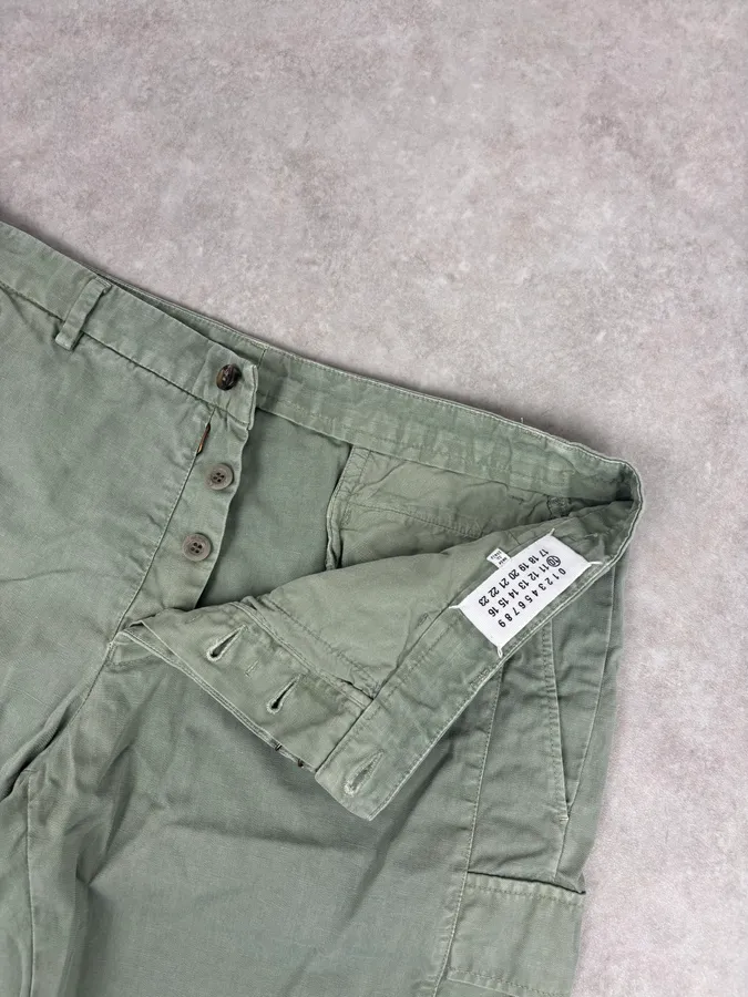 SS2012 Maison Margiela Green Minimalist Shorts - Image 9