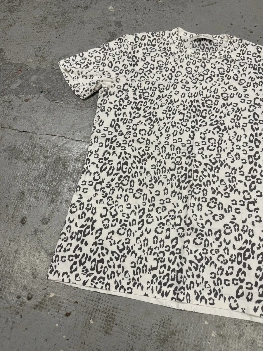 SS2012 Pierre Balmain Panther White & Black T-Shirt - Image 8