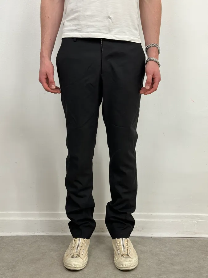 SS2012 Saint Laurent Black Classy Tailored Pants by Hedi Slimane - Image 2