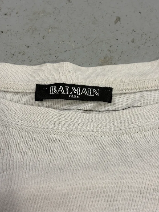 SS2013 Balmain Parrot White T-Shirt - Image 6