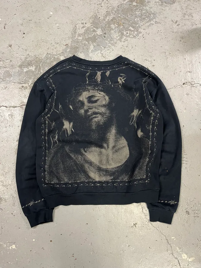 SS2013 Givenchy Jesus Black Sweater by Riccardo Tisci - Image 7