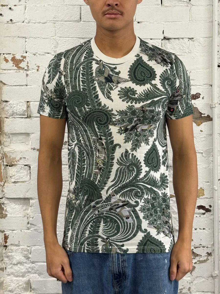SS2013 Givenchy Planes War Green T-Shirt by Riccardo Tisci - Image 2