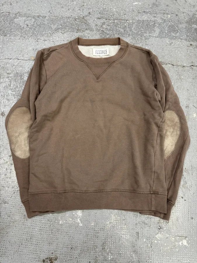 SS2013 Maison Margiela Beige Brown Signature Sweater - Image 5