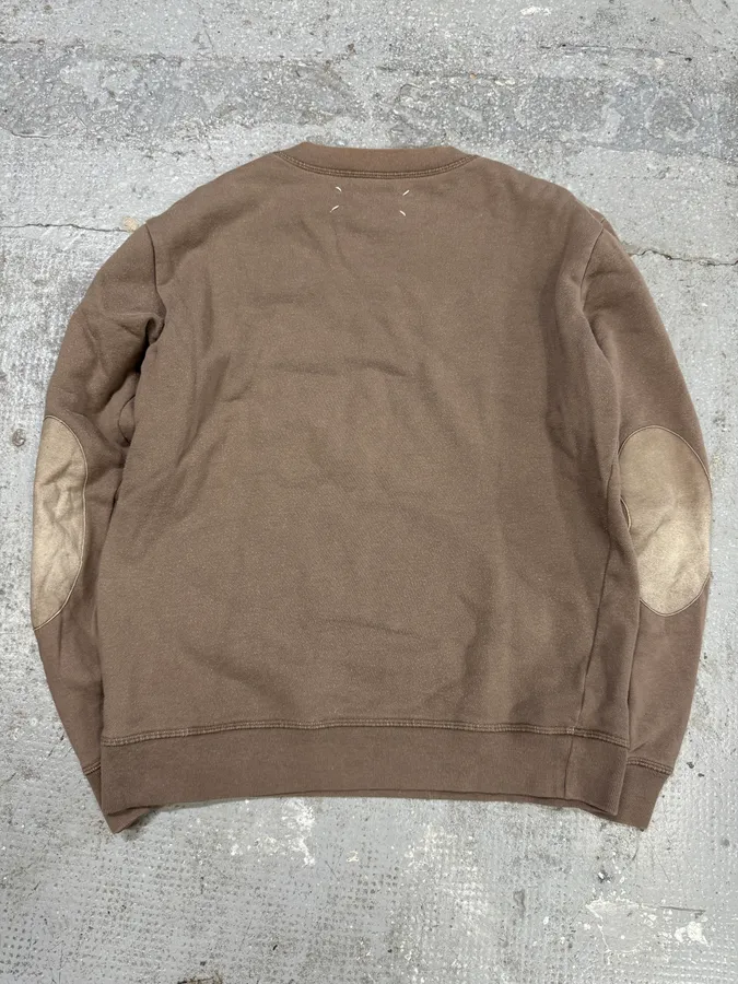 SS2013 Maison Margiela Beige Brown Signature Sweater - Image 6
