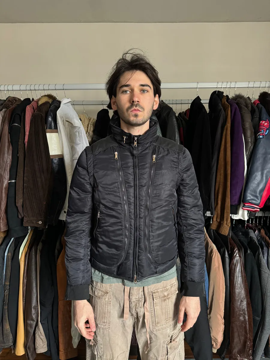 SS2013 Marithé + François Girbaud Bagawear Ballistic Tactical Black Jacket - Image 3