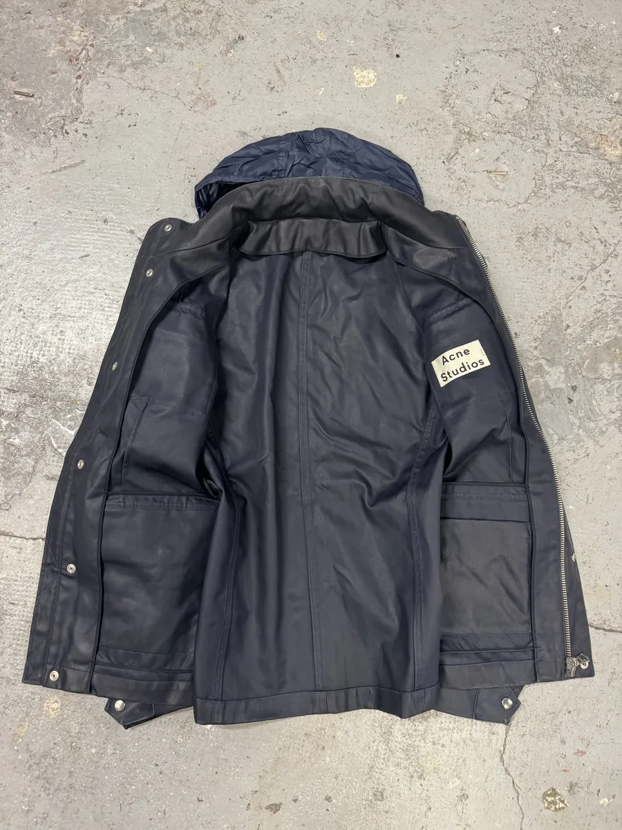 SS2014 Acne Studios Imperial Navy Multi Pockets Jacket - Image 7