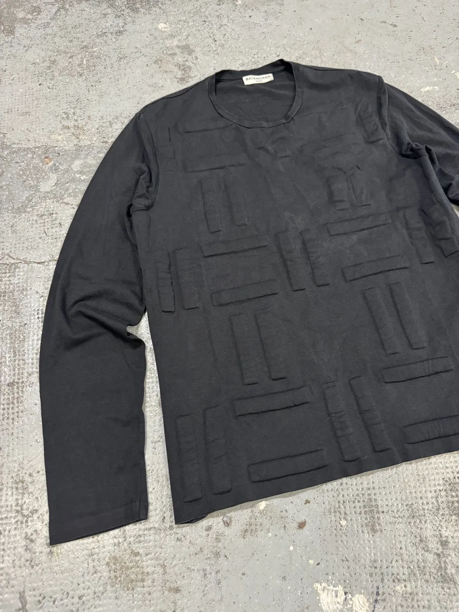 SS2014 Balenciaga Architecture Black Longsleeves - Image 10