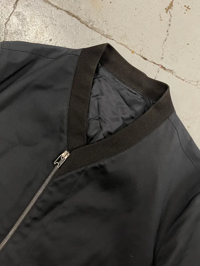 SS2014 Balenciaga Black Bomber Jacket - Image 5