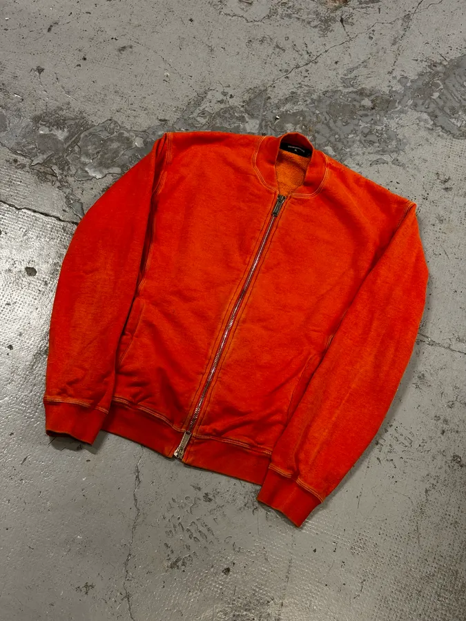 SS2014 Dsquared2 Orange Prisoner Zip-Up Sweater - Image 6