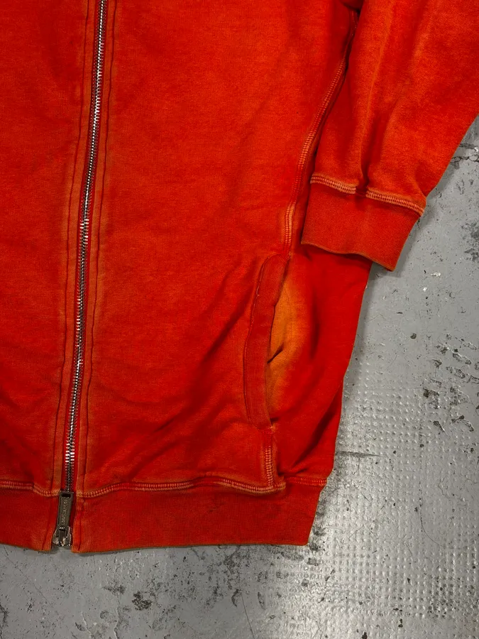 SS2014 Dsquared2 Orange Prisoner Zip-Up Sweater - Image 9