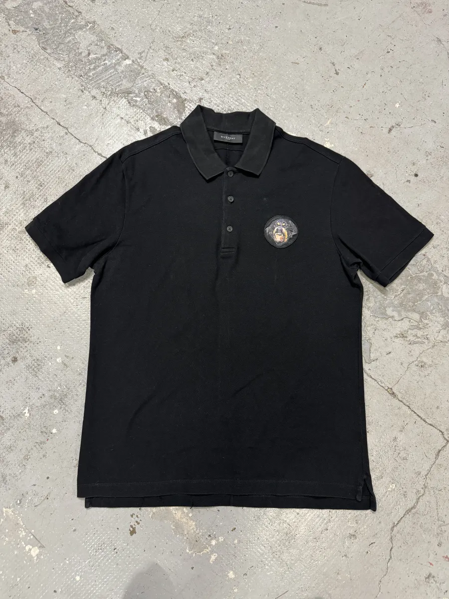 SS2014 Givenchy Rottweiler Black Polo Shirt - Image 2