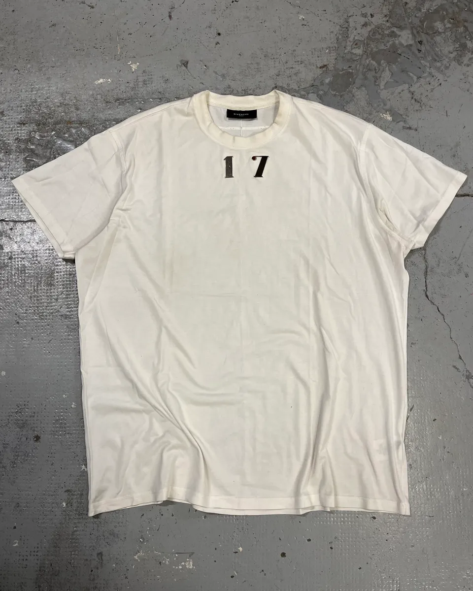 SS2014 Givenchy Silver 17 White T-Shirt by Riccardo Tisci - Image 4