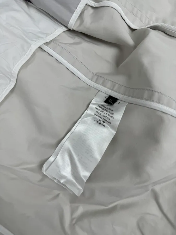 SS2014 Gucci White Light Rain Classy Jacket - Image 11