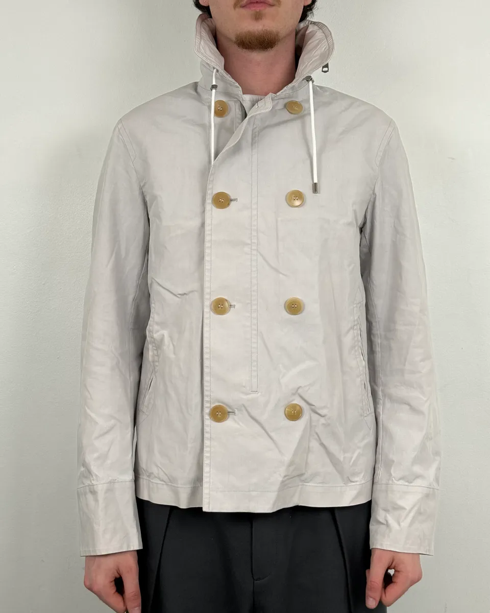 SS2014 Gucci White Light Rain Classy Jacket - Image 2