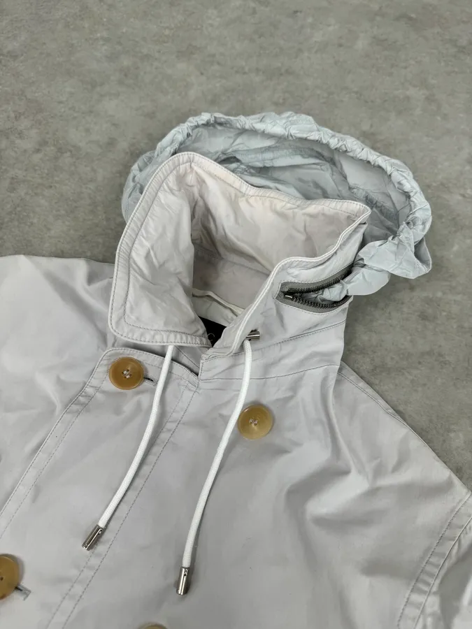 SS2014 Gucci White Light Rain Classy Jacket - Image 6
